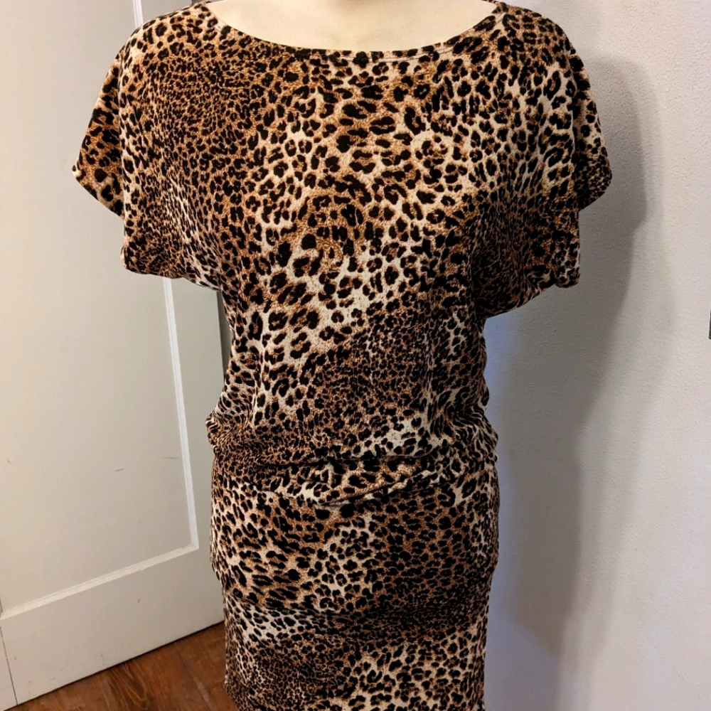Animal print dress